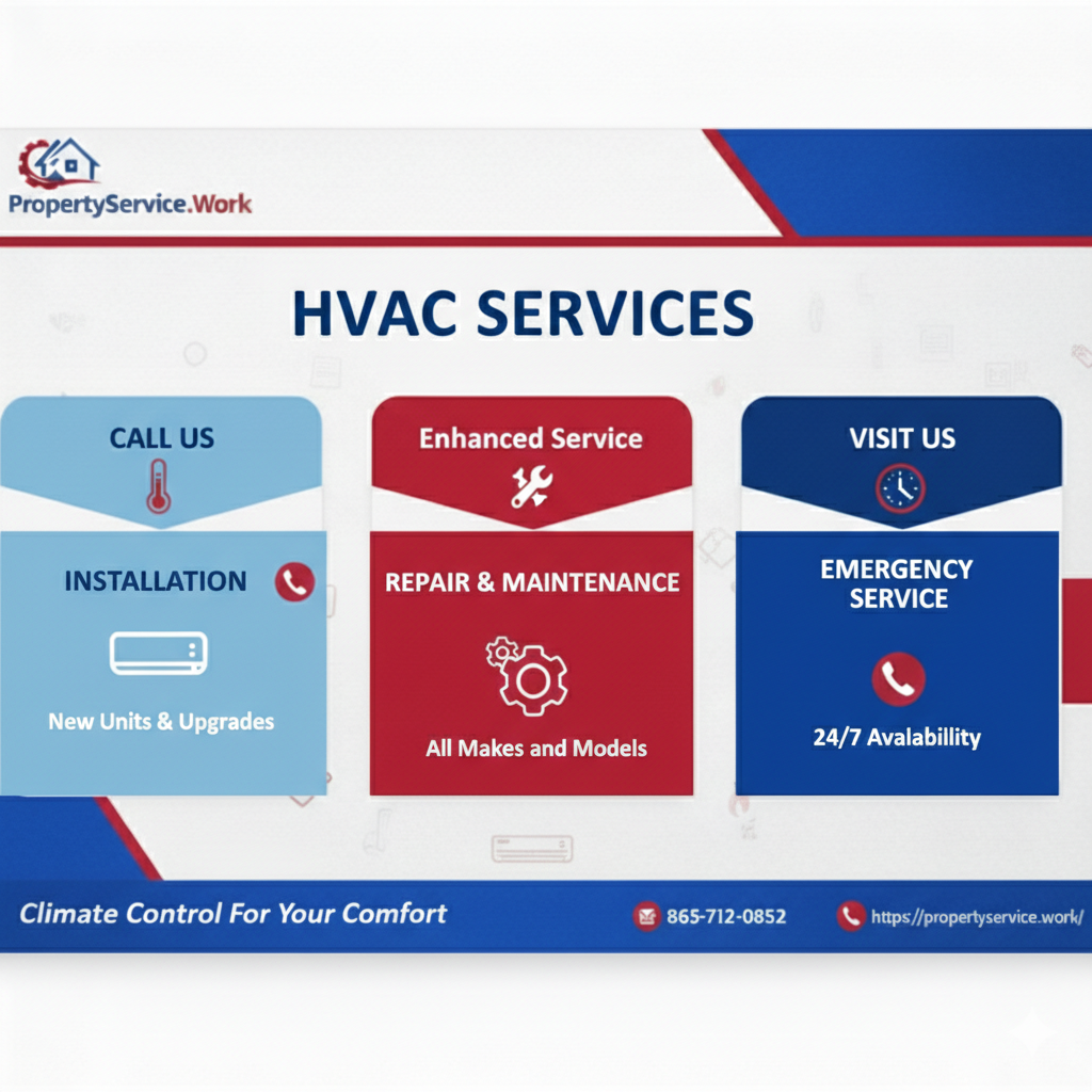 HVAC Services PropertyService.work service offerings